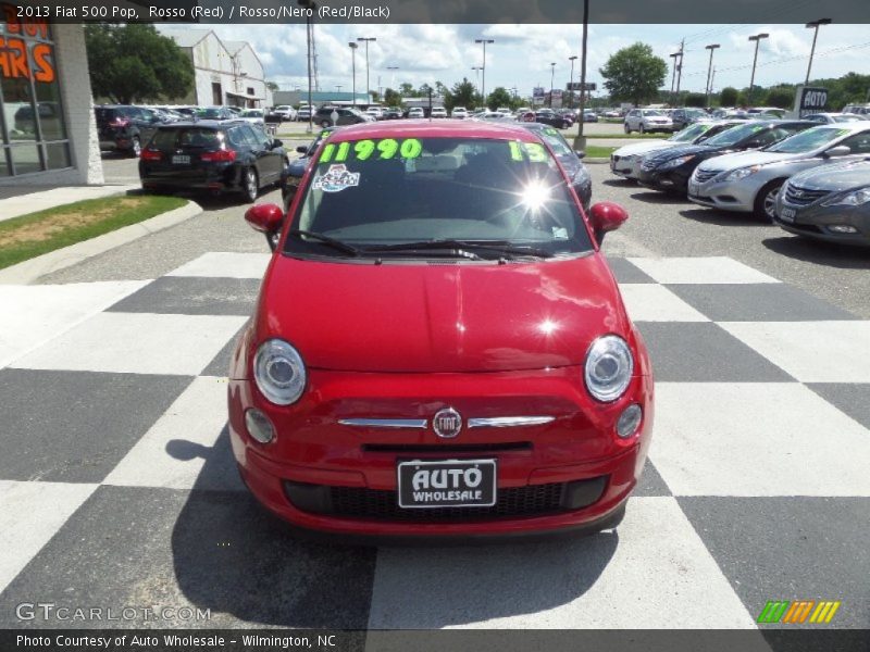 Rosso (Red) / Rosso/Nero (Red/Black) 2013 Fiat 500 Pop