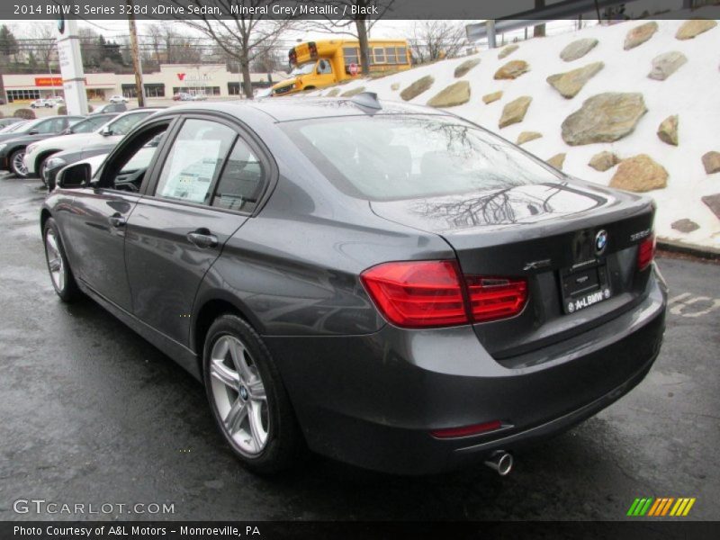 Mineral Grey Metallic / Black 2014 BMW 3 Series 328d xDrive Sedan