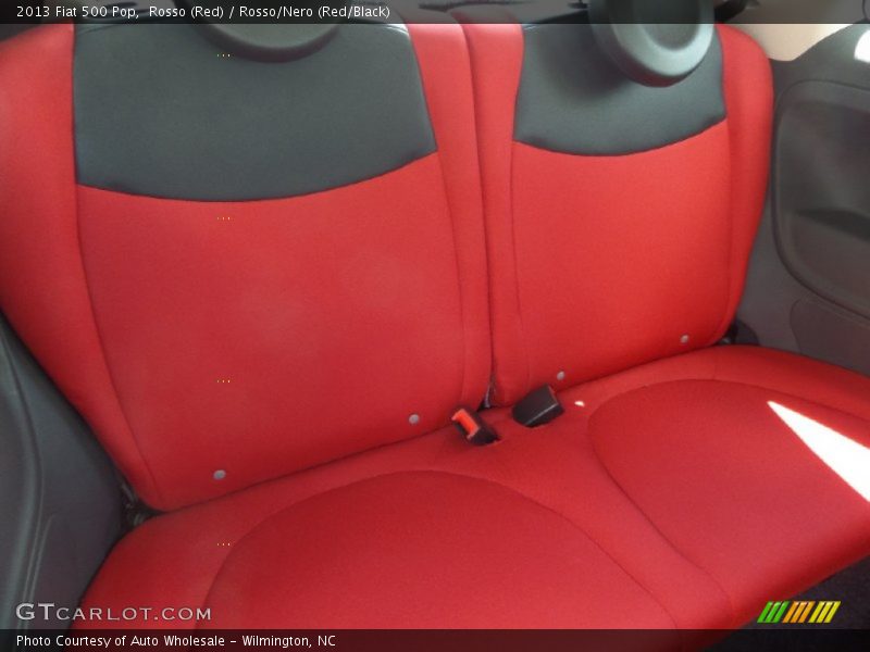 Rosso (Red) / Rosso/Nero (Red/Black) 2013 Fiat 500 Pop
