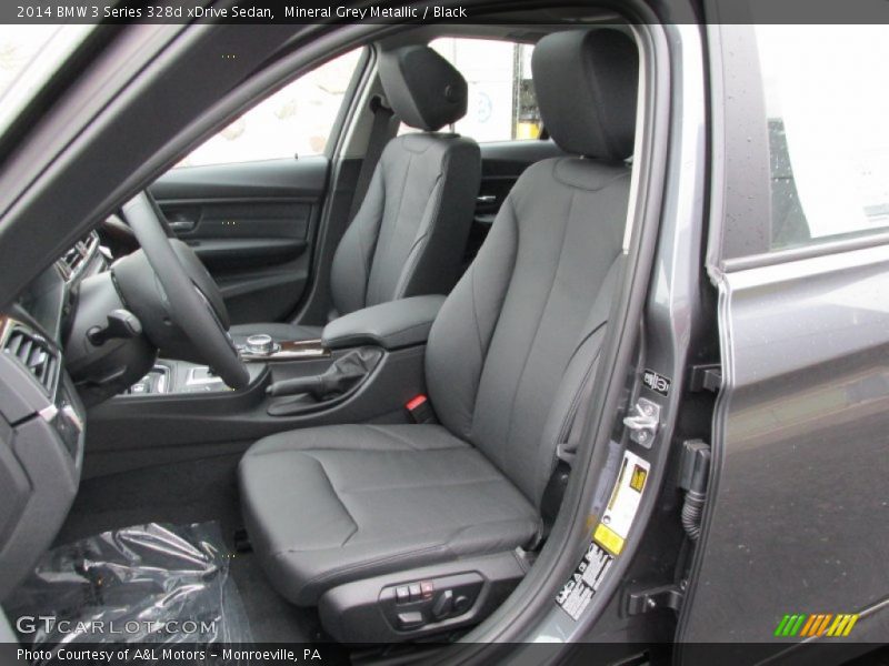 Mineral Grey Metallic / Black 2014 BMW 3 Series 328d xDrive Sedan