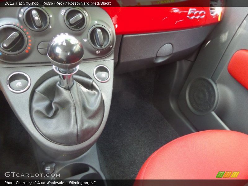 Rosso (Red) / Rosso/Nero (Red/Black) 2013 Fiat 500 Pop