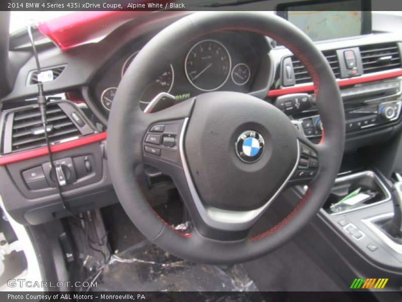 Alpine White / Black 2014 BMW 4 Series 435i xDrive Coupe