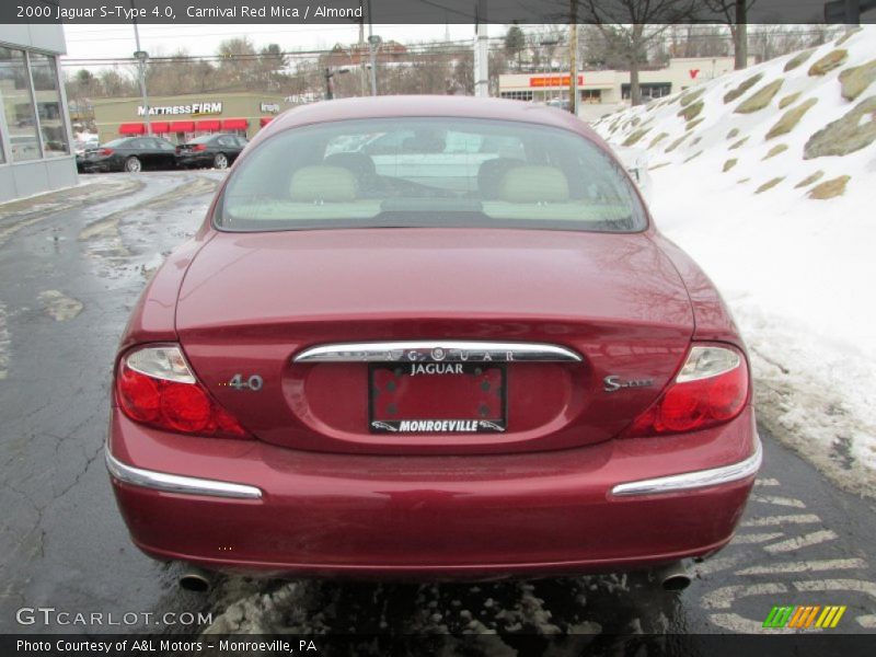 Carnival Red Mica / Almond 2000 Jaguar S-Type 4.0
