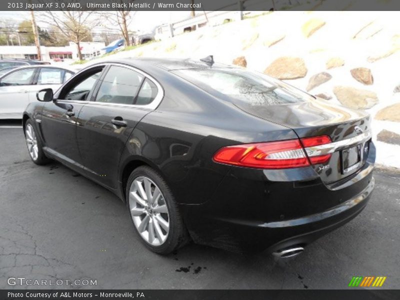 Ultimate Black Metallic / Warm Charcoal 2013 Jaguar XF 3.0 AWD