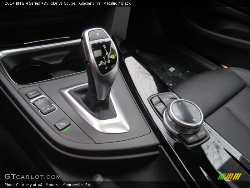 Glacier Silver Metallic / Black 2014 BMW 4 Series 435i xDrive Coupe