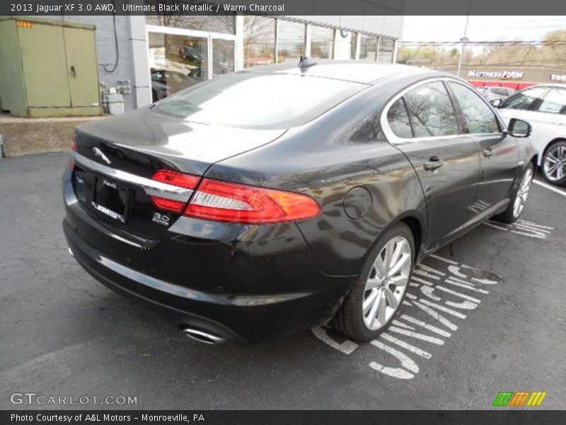 Ultimate Black Metallic / Warm Charcoal 2013 Jaguar XF 3.0 AWD