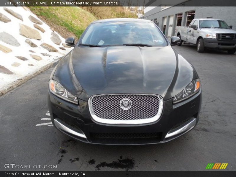 Ultimate Black Metallic / Warm Charcoal 2013 Jaguar XF 3.0 AWD