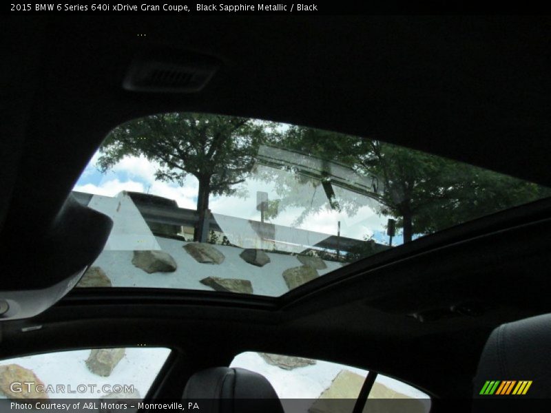 Sunroof of 2015 6 Series 640i xDrive Gran Coupe