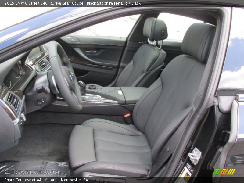 Front Seat of 2015 6 Series 640i xDrive Gran Coupe