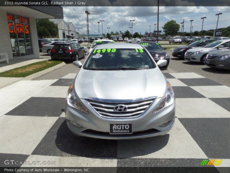 Radiant Silver / Gray 2013 Hyundai Sonata GLS