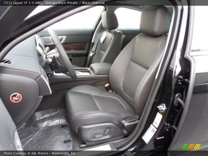Ultimate Black Metallic / Warm Charcoal 2013 Jaguar XF 3.0 AWD