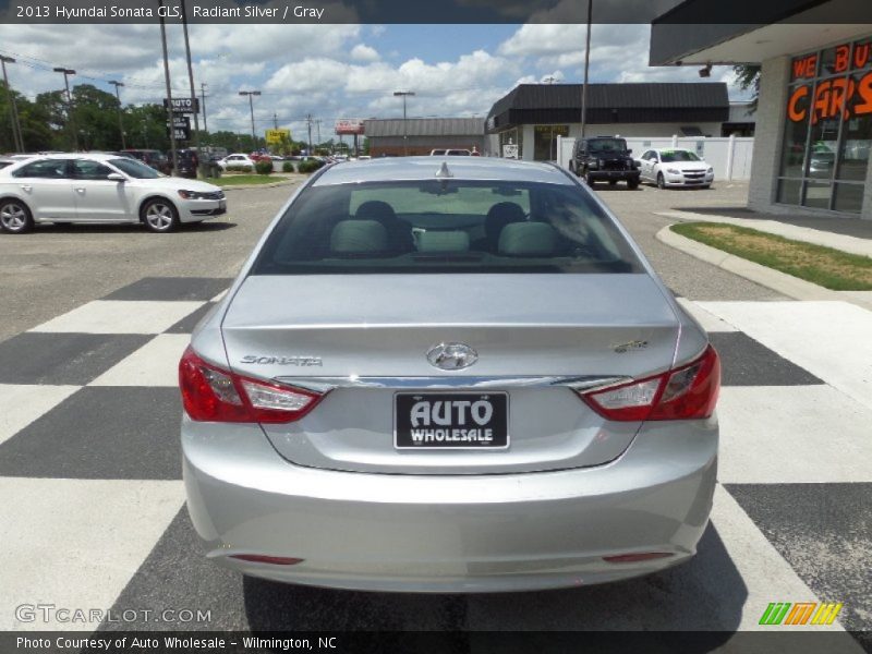 Radiant Silver / Gray 2013 Hyundai Sonata GLS