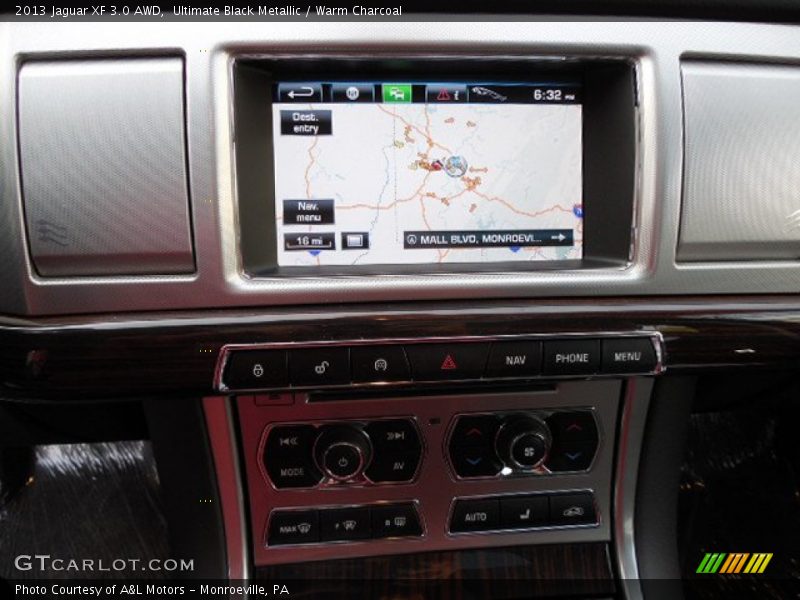 Ultimate Black Metallic / Warm Charcoal 2013 Jaguar XF 3.0 AWD