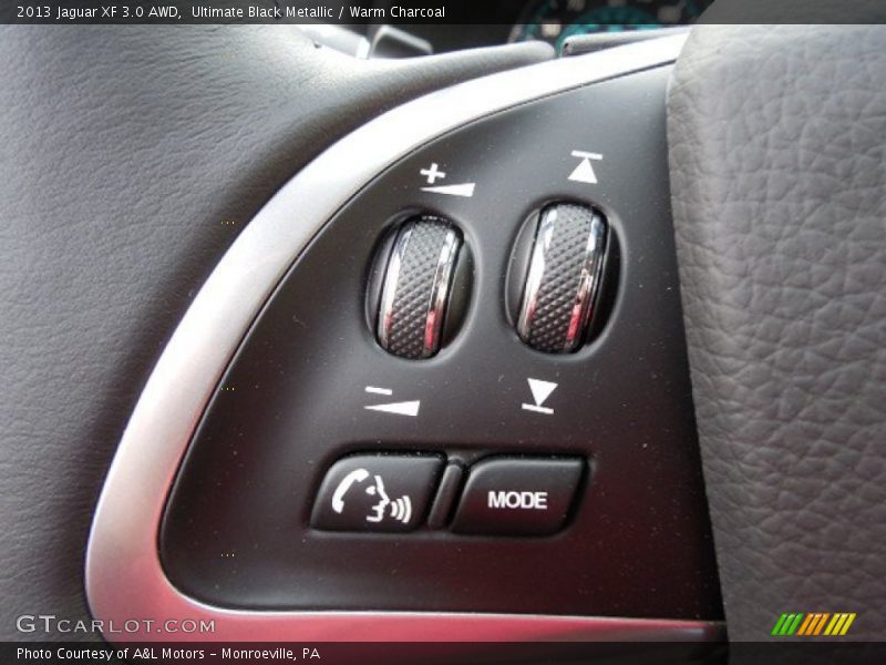 Ultimate Black Metallic / Warm Charcoal 2013 Jaguar XF 3.0 AWD