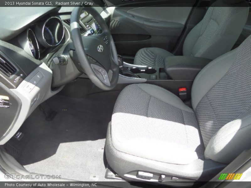 Radiant Silver / Gray 2013 Hyundai Sonata GLS
