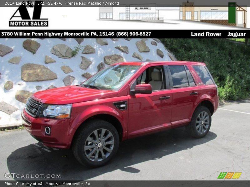Firenze Red Metallic / Almond 2014 Land Rover LR2 HSE 4x4