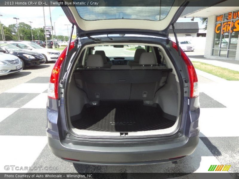 Twilight Blue Metallic / Gray 2013 Honda CR-V EX-L