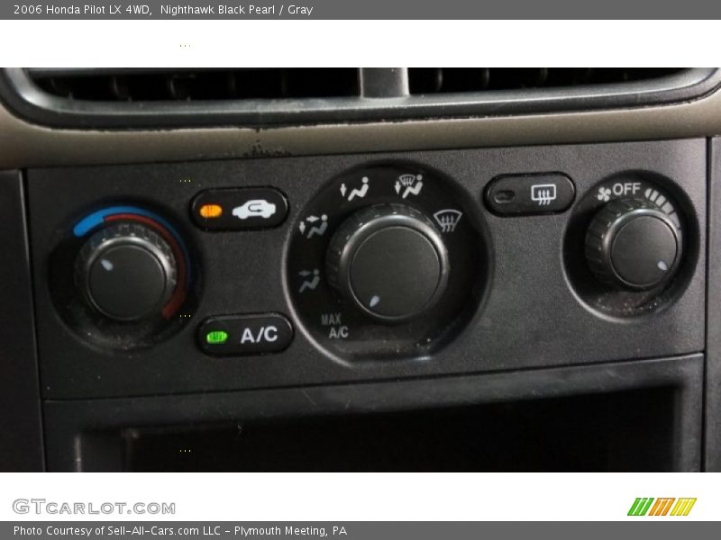 Nighthawk Black Pearl / Gray 2006 Honda Pilot LX 4WD