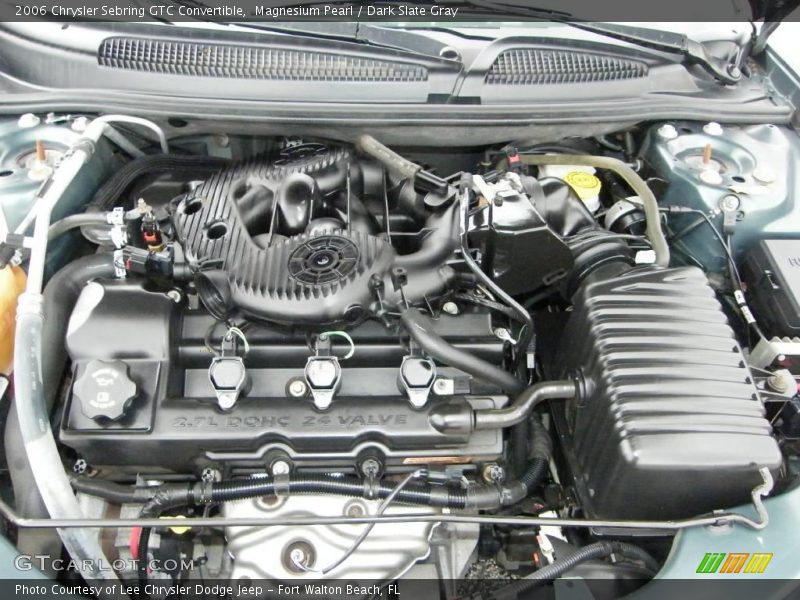 Magnesium Pearl / Dark Slate Gray 2006 Chrysler Sebring GTC Convertible