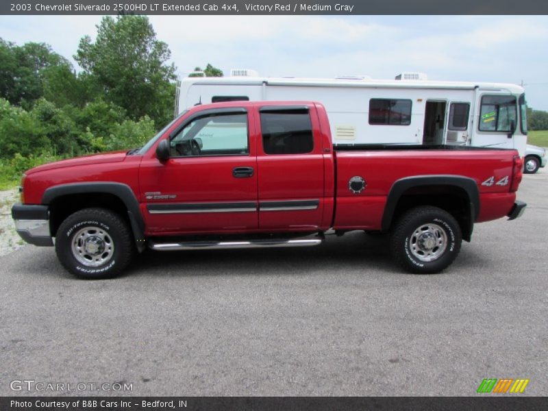 Victory Red / Medium Gray 2003 Chevrolet Silverado 2500HD LT Extended Cab 4x4