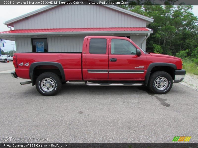 Victory Red / Medium Gray 2003 Chevrolet Silverado 2500HD LT Extended Cab 4x4