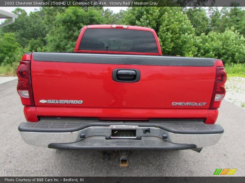 Victory Red / Medium Gray 2003 Chevrolet Silverado 2500HD LT Extended Cab 4x4