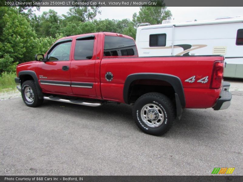 Victory Red / Medium Gray 2003 Chevrolet Silverado 2500HD LT Extended Cab 4x4
