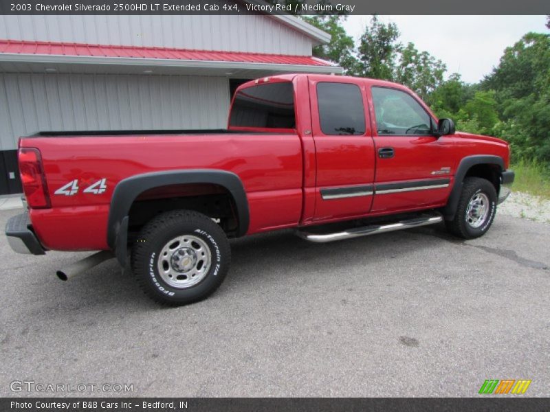 Victory Red / Medium Gray 2003 Chevrolet Silverado 2500HD LT Extended Cab 4x4