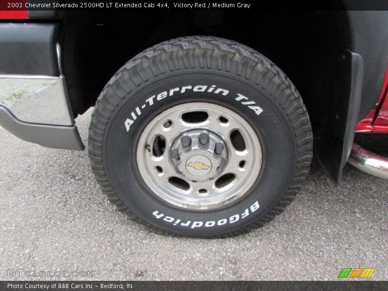 Victory Red / Medium Gray 2003 Chevrolet Silverado 2500HD LT Extended Cab 4x4