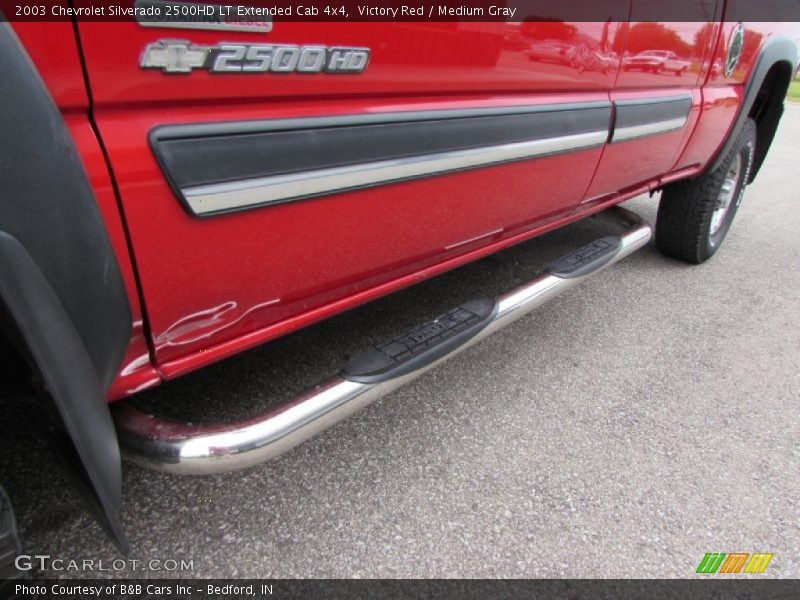 Victory Red / Medium Gray 2003 Chevrolet Silverado 2500HD LT Extended Cab 4x4