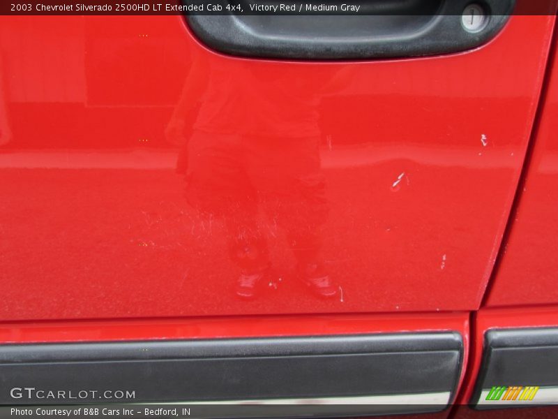 Victory Red / Medium Gray 2003 Chevrolet Silverado 2500HD LT Extended Cab 4x4