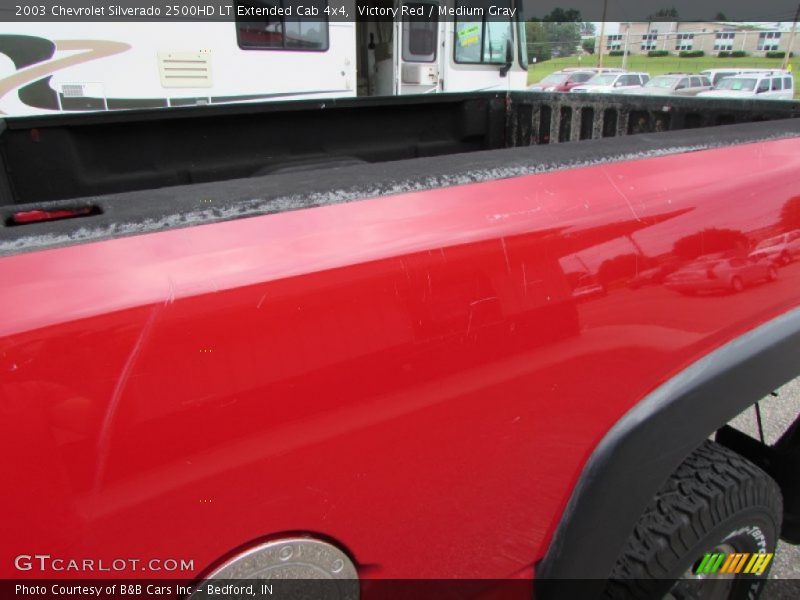Victory Red / Medium Gray 2003 Chevrolet Silverado 2500HD LT Extended Cab 4x4
