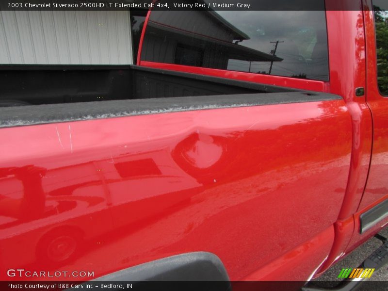 Victory Red / Medium Gray 2003 Chevrolet Silverado 2500HD LT Extended Cab 4x4
