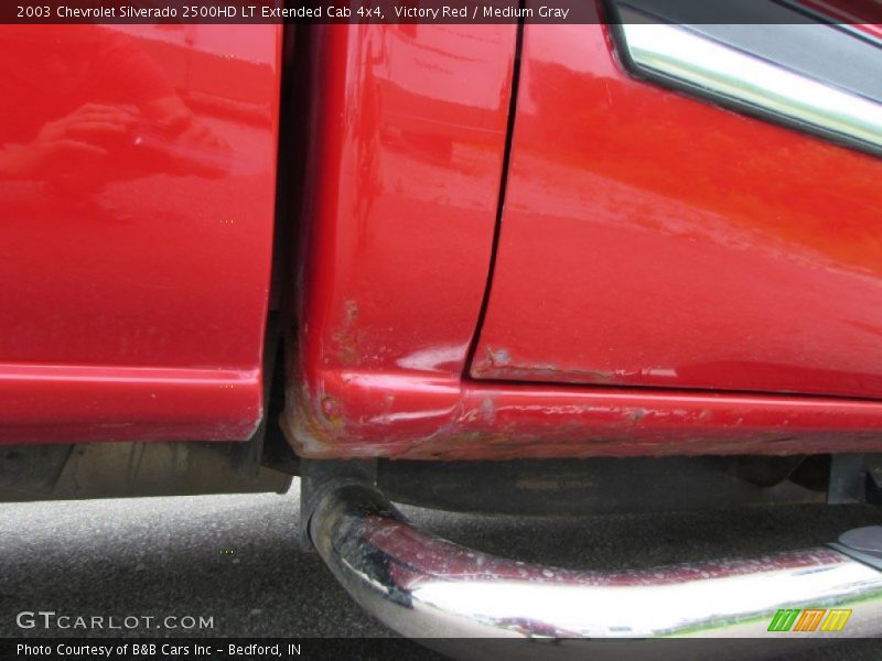 Victory Red / Medium Gray 2003 Chevrolet Silverado 2500HD LT Extended Cab 4x4