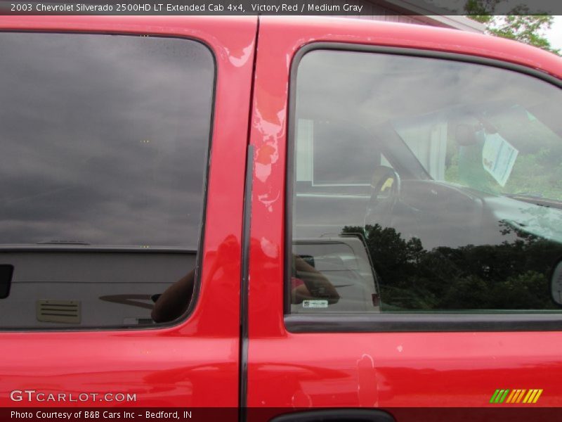 Victory Red / Medium Gray 2003 Chevrolet Silverado 2500HD LT Extended Cab 4x4