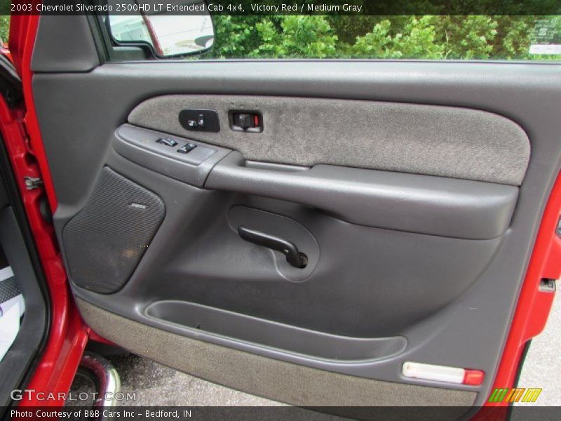 Victory Red / Medium Gray 2003 Chevrolet Silverado 2500HD LT Extended Cab 4x4