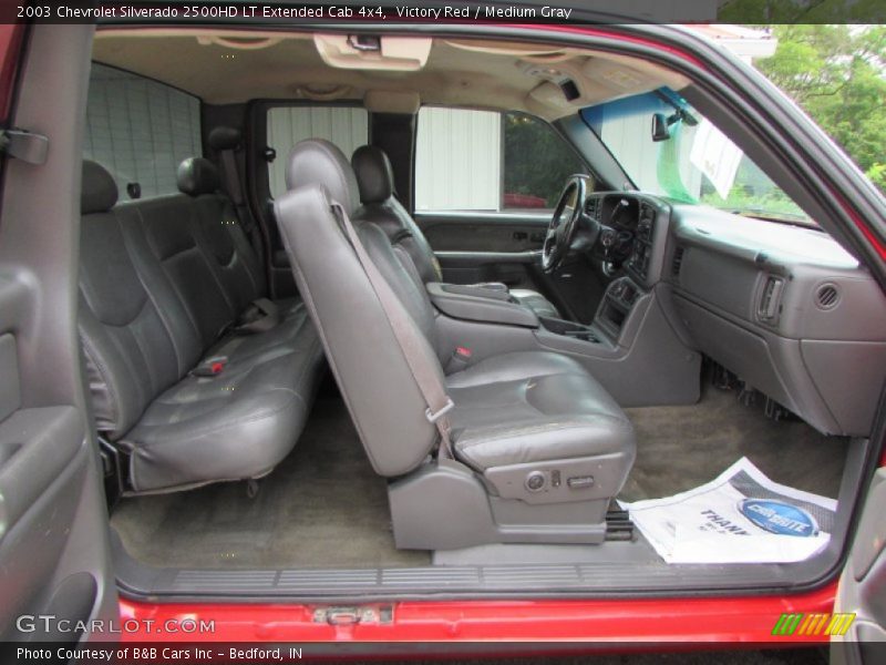 Victory Red / Medium Gray 2003 Chevrolet Silverado 2500HD LT Extended Cab 4x4