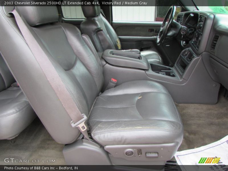 Victory Red / Medium Gray 2003 Chevrolet Silverado 2500HD LT Extended Cab 4x4