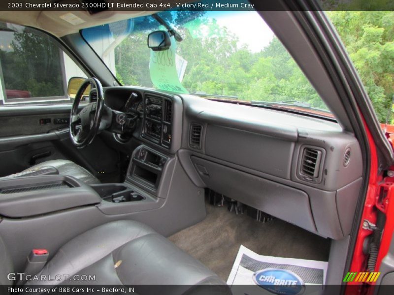 Victory Red / Medium Gray 2003 Chevrolet Silverado 2500HD LT Extended Cab 4x4