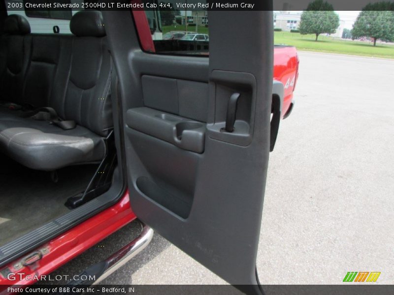 Victory Red / Medium Gray 2003 Chevrolet Silverado 2500HD LT Extended Cab 4x4