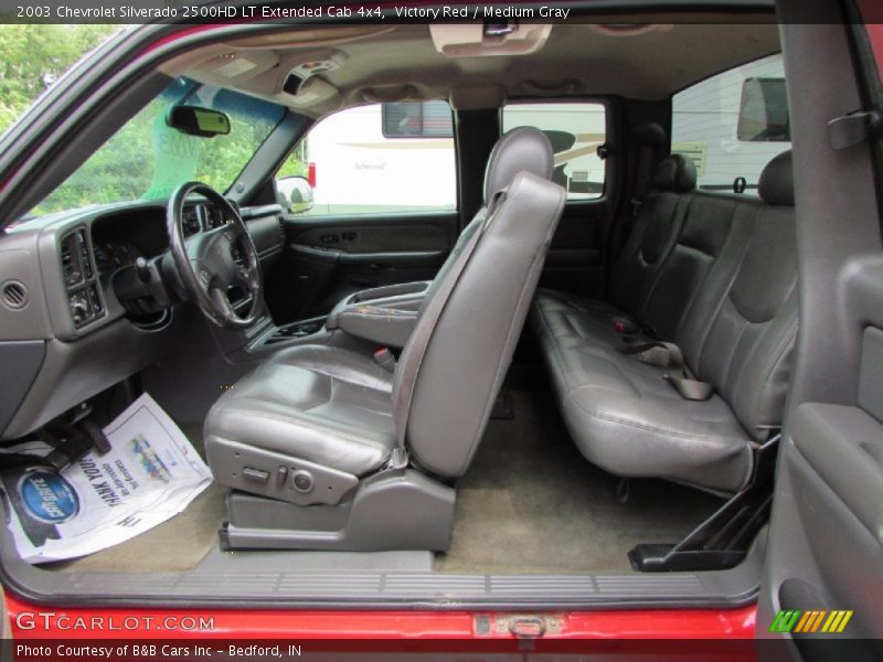 Victory Red / Medium Gray 2003 Chevrolet Silverado 2500HD LT Extended Cab 4x4