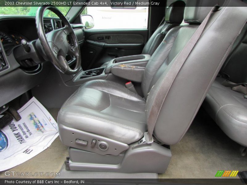 Victory Red / Medium Gray 2003 Chevrolet Silverado 2500HD LT Extended Cab 4x4