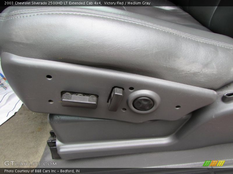 Victory Red / Medium Gray 2003 Chevrolet Silverado 2500HD LT Extended Cab 4x4