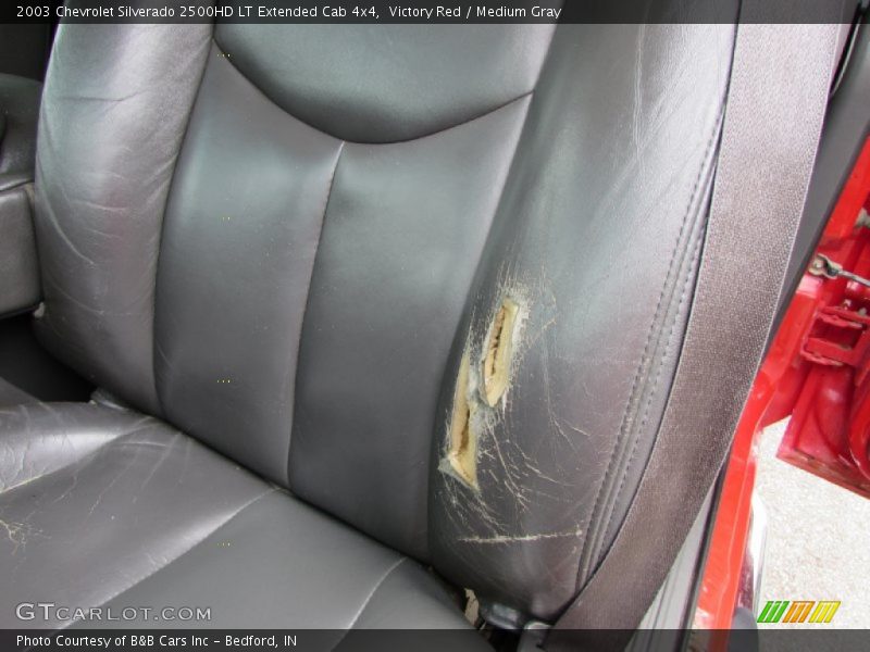 Victory Red / Medium Gray 2003 Chevrolet Silverado 2500HD LT Extended Cab 4x4