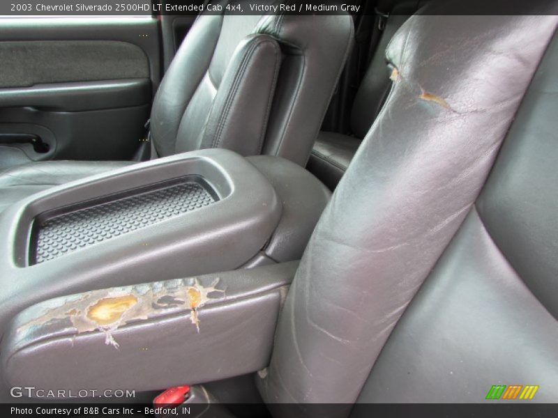 Victory Red / Medium Gray 2003 Chevrolet Silverado 2500HD LT Extended Cab 4x4