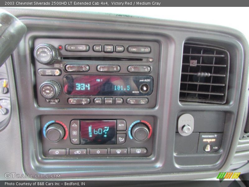 Victory Red / Medium Gray 2003 Chevrolet Silverado 2500HD LT Extended Cab 4x4