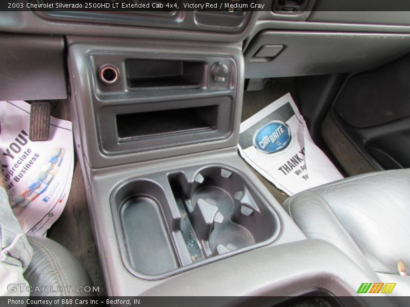 Victory Red / Medium Gray 2003 Chevrolet Silverado 2500HD LT Extended Cab 4x4