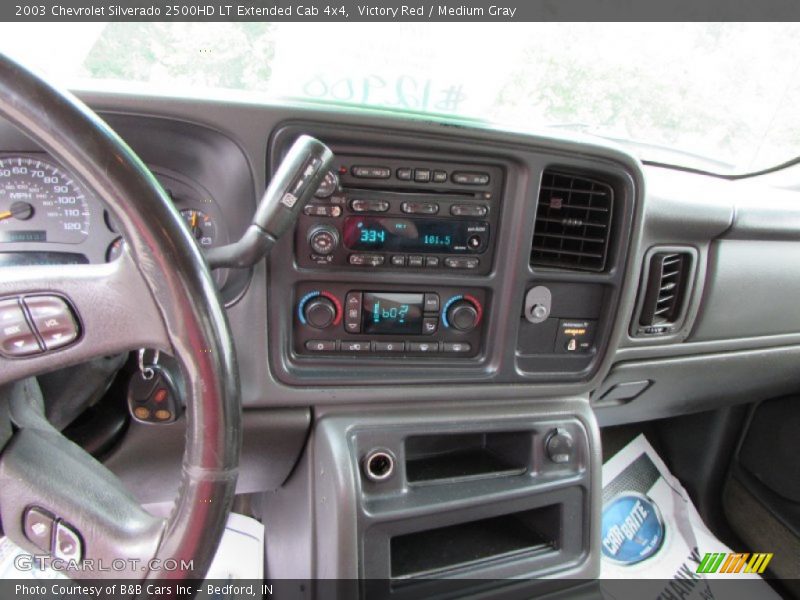 Victory Red / Medium Gray 2003 Chevrolet Silverado 2500HD LT Extended Cab 4x4