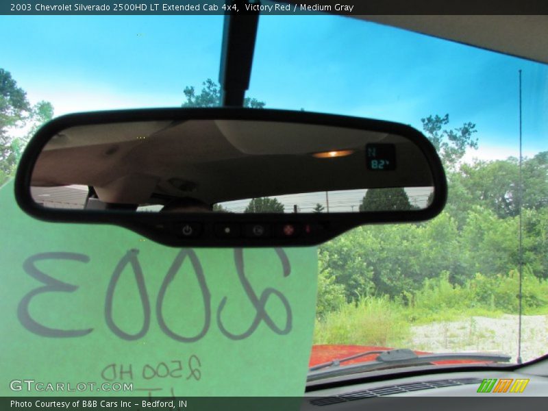 Victory Red / Medium Gray 2003 Chevrolet Silverado 2500HD LT Extended Cab 4x4