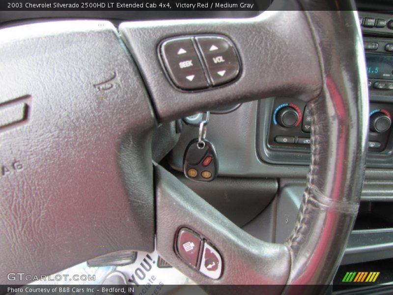 Victory Red / Medium Gray 2003 Chevrolet Silverado 2500HD LT Extended Cab 4x4